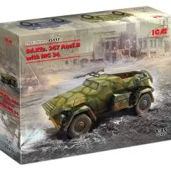 ICM 1/35 Sd.Kfz.247 Ausf B With MG34 Machine Gun # 35112 -Aircraft Kits Sales icm35112 5