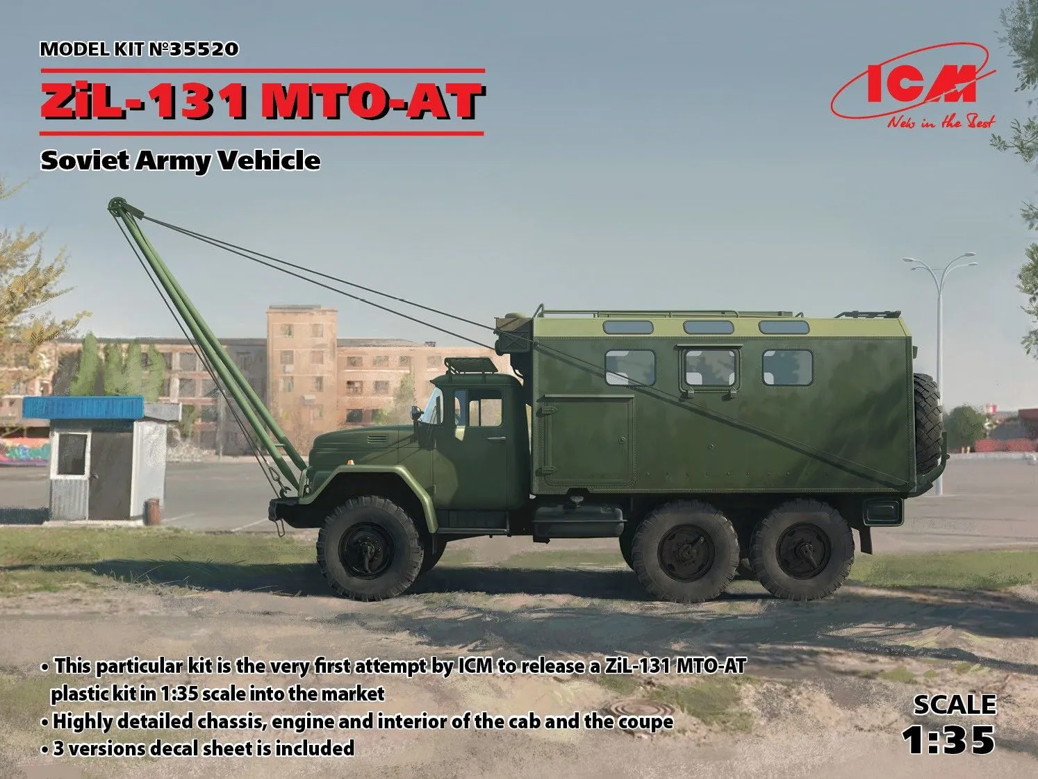 ICM 1/35 Soviet ZiL-131 MTO-AT # 35520 3 ICM 1/35 Soviet ZiL-131 MTO-AT # 35520