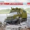 ICM 1/35 Soviet ZiL-131 KShM With Soviet Drivers # 35524 -Aircraft Kits Sales icm35524