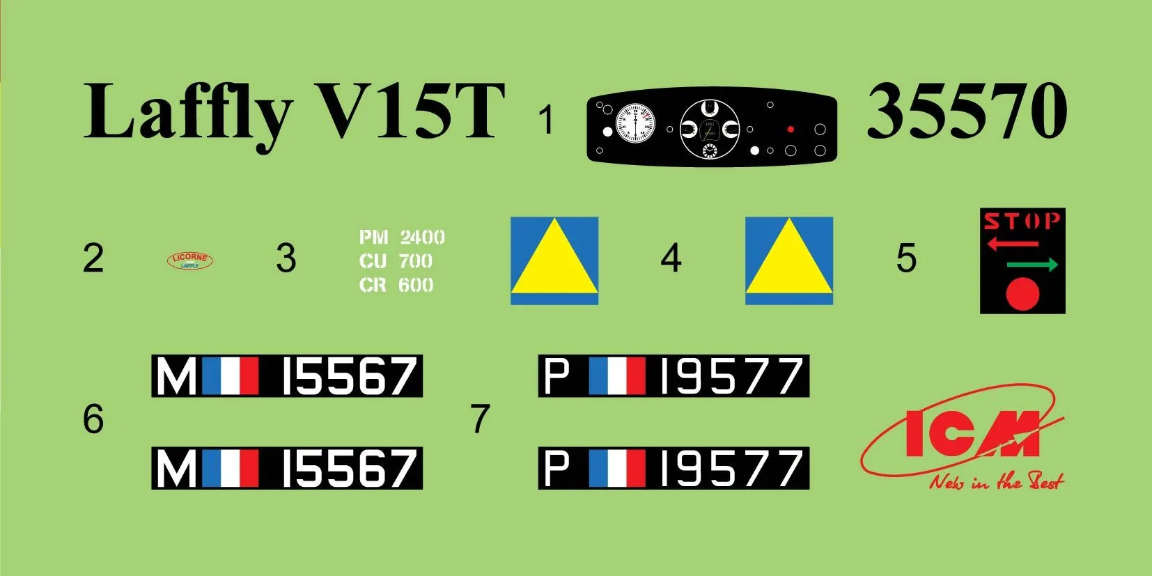 ICM 1/35 Laffly V15T WWII French Artillery Towing Vehicle # 35570 16 ICM 1/35 Laffly V15T WWII French Artillery Towing Vehicle # 35570 - Image 14