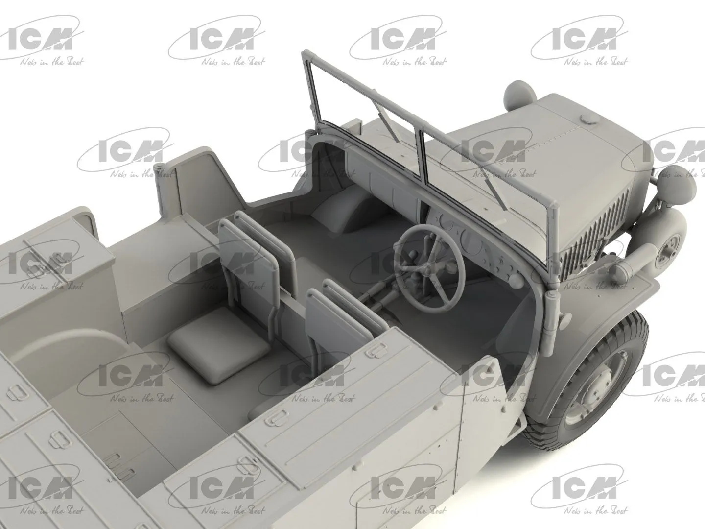 ICM 1/35 Laffly V15T WWII French Artillery Towing Vehicle # 35570 6 ICM 1/35 Laffly V15T WWII French Artillery Towing Vehicle # 35570 - Image 4