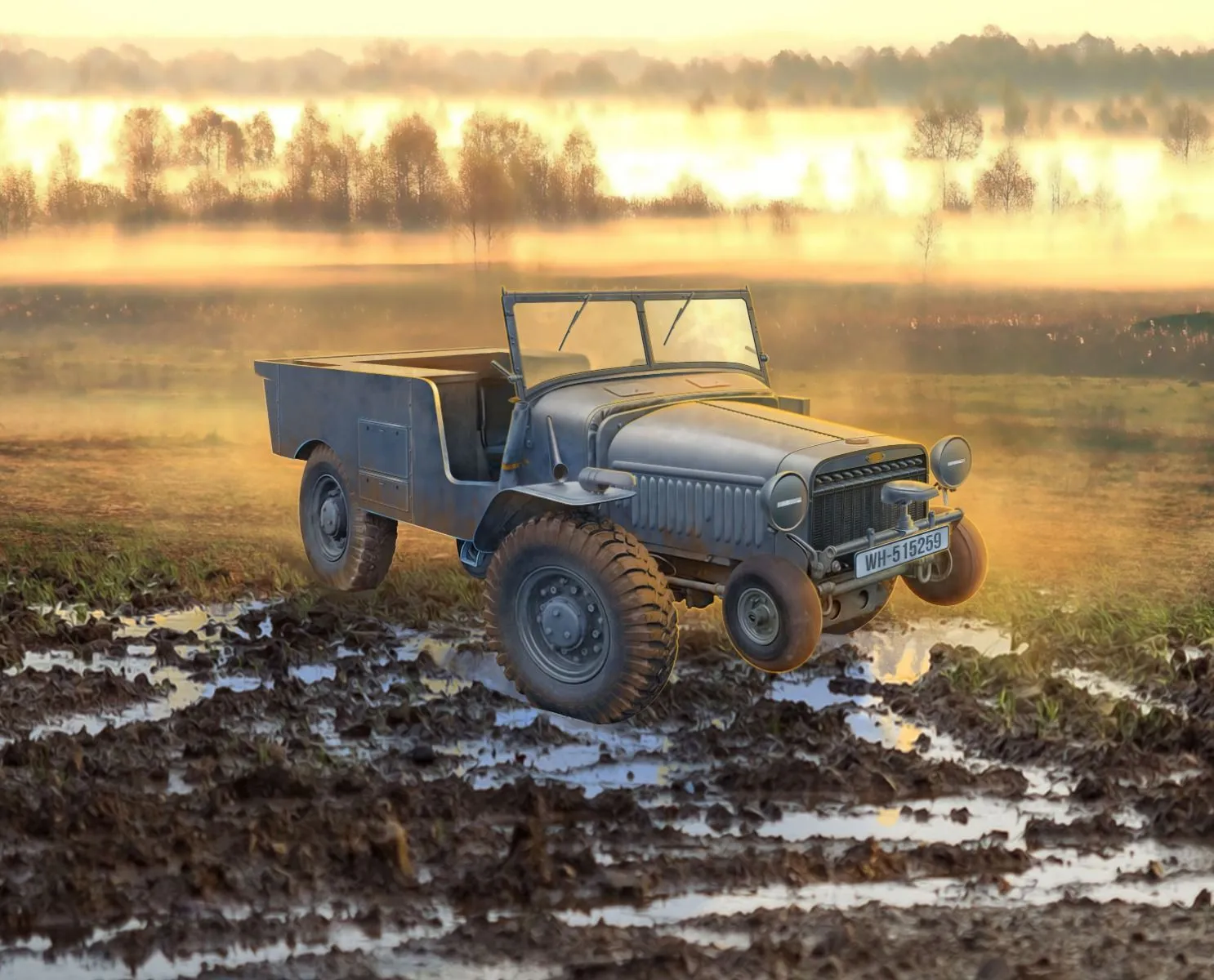 ICM 1/35 Laffly V15T (f) Typ WWII German Military Vehicle # 35573 4 ICM 1/35 Laffly V15T (f) Typ WWII German Military Vehicle # 35573 - Image 2