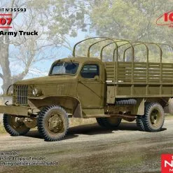 ICM 1/35 G7107 4x4 WWII Army Truck (100% New Molds) # 35593