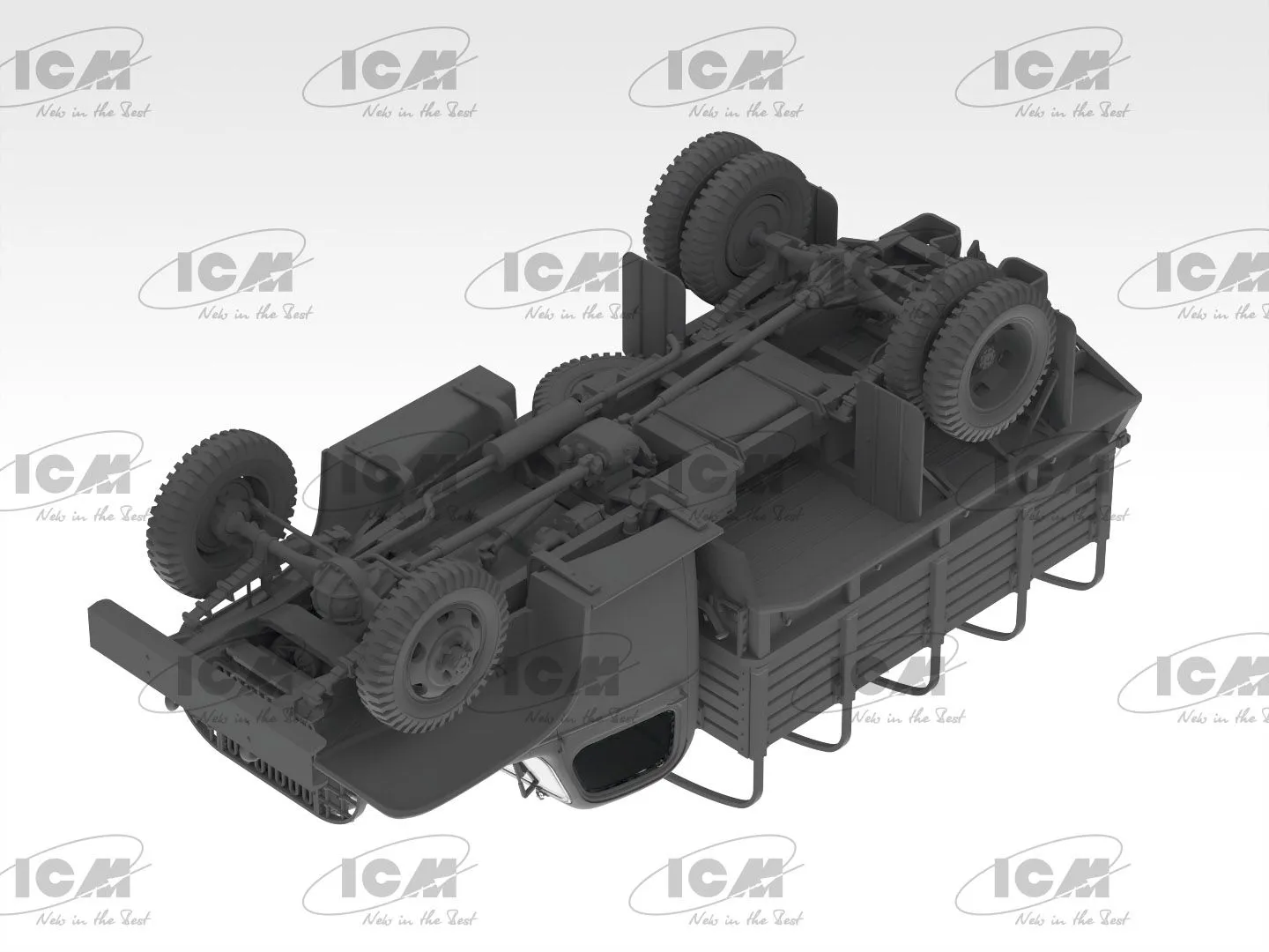 ICM 1/35 G7107 4x4 WWII Army Truck (100% New Molds) # 35593 6 ICM 1/35 G7107 4x4 WWII Army Truck (100% New Molds) # 35593 - Image 4