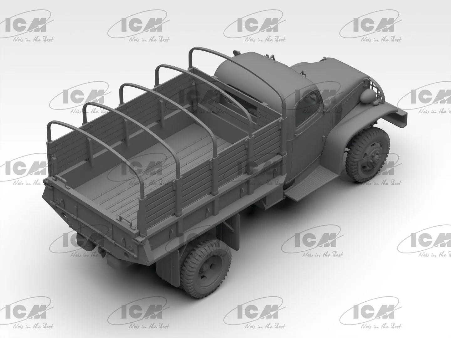 ICM 1/35 G7107 4x4 WWII Army Truck (100% New Molds) # 35593 7 ICM 1/35 G7107 4x4 WWII Army Truck (100% New Molds) # 35593 - Image 5