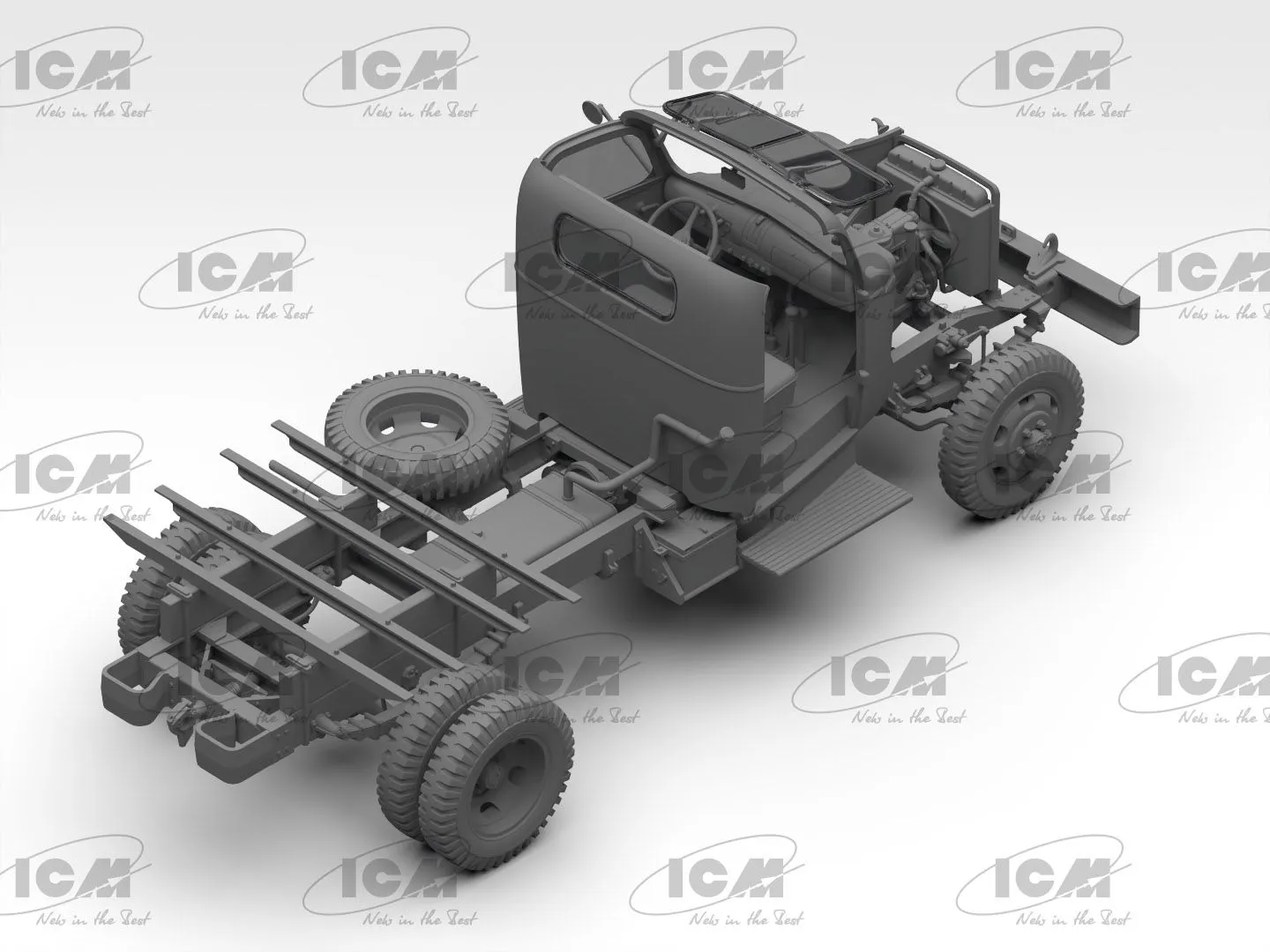 ICM 1/35 G7107 4x4 WWII Army Truck (100% New Molds) # 35593 8 ICM 1/35 G7107 4x4 WWII Army Truck (100% New Molds) # 35593 - Image 6