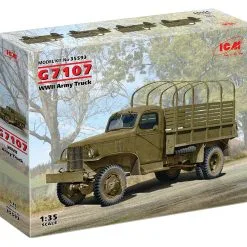 ICM 1/35 G7107 4x4 WWII Army Truck (100% New Molds) # 35593 21 ICM 1/35 G7107 4x4 WWII Army Truck (100% New Molds) # 35593 -Aircraft Kits Sales icm35593 6