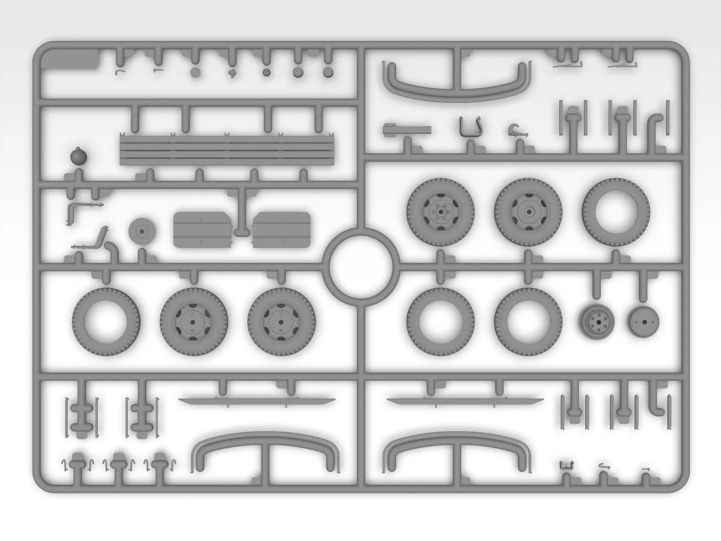 ICM 1/35 G7107 4x4 WWII Army Truck (100% New Molds) # 35593 12 ICM 1/35 G7107 4x4 WWII Army Truck (100% New Molds) # 35593 - Image 10