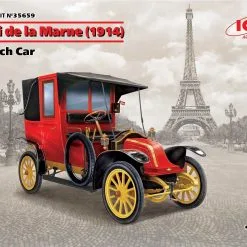ICM 1/35 Taxi De La Marne (1914) French Car (100% New Molds) # 35659 -Aircraft Kits Sales icm35659