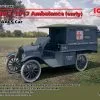 ICM 1/35 Model T 1917 Ambulance (early) WWI AAFS Car # 35665 -Aircraft Kits Sales icm35665