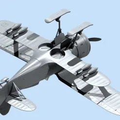 ICM 1/48 Polikarpov I-153 WWII Soviet Biplane Fighter (winter Version) # 48096 -Aircraft Kits Sales icm48096pic3