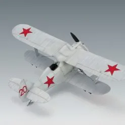 ICM 1/48 Polikarpov I-153 WWII Soviet Biplane Fighter (winter Version) # 48096 -Aircraft Kits Sales icm48096pic6