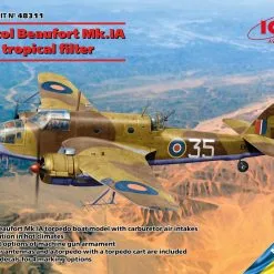 ICM 1/48 Bristol Beaufort Mk.IA With Tropical Filter # 48311 18 ICM 1/48 Bristol Beaufort Mk.IA With Tropical Filter # 48311 -Aircraft Kits Sales icm48311 1