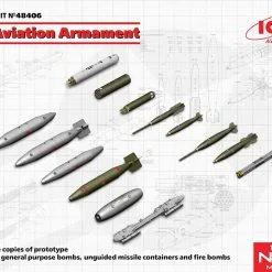 ICM 1/48 US Aviation Armament (100% New Molds) # 48406
