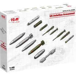 ICM 1/48 US Aviation Armament (100% New Molds) # 48406 -Aircraft Kits Sales icm48406 2