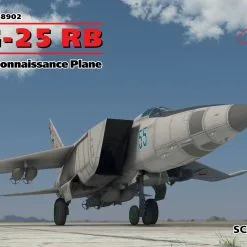 ICM 1/48 Mikoyan MiG-25RB Soviet Reconnaissance Plane # 48902 -Aircraft Kits Sales icm48902