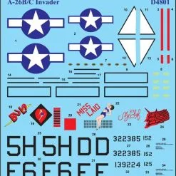 ICM 1/48 Douglas A-26B/C Invader (WWII) With Nose Art For Miss Laid' 'Bula' # D48001