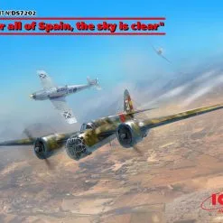 ICM 1/72 "Over All Of Spain, The Sky Is Clear" (SB-2M-100 "Katiushka" + Two Bf-109E-3 Pilot Ace) # DS7202