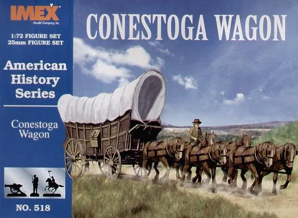 Imex 1/72 Settlers Conestoga Wagon # 518 -Aircraft Kits Sales
