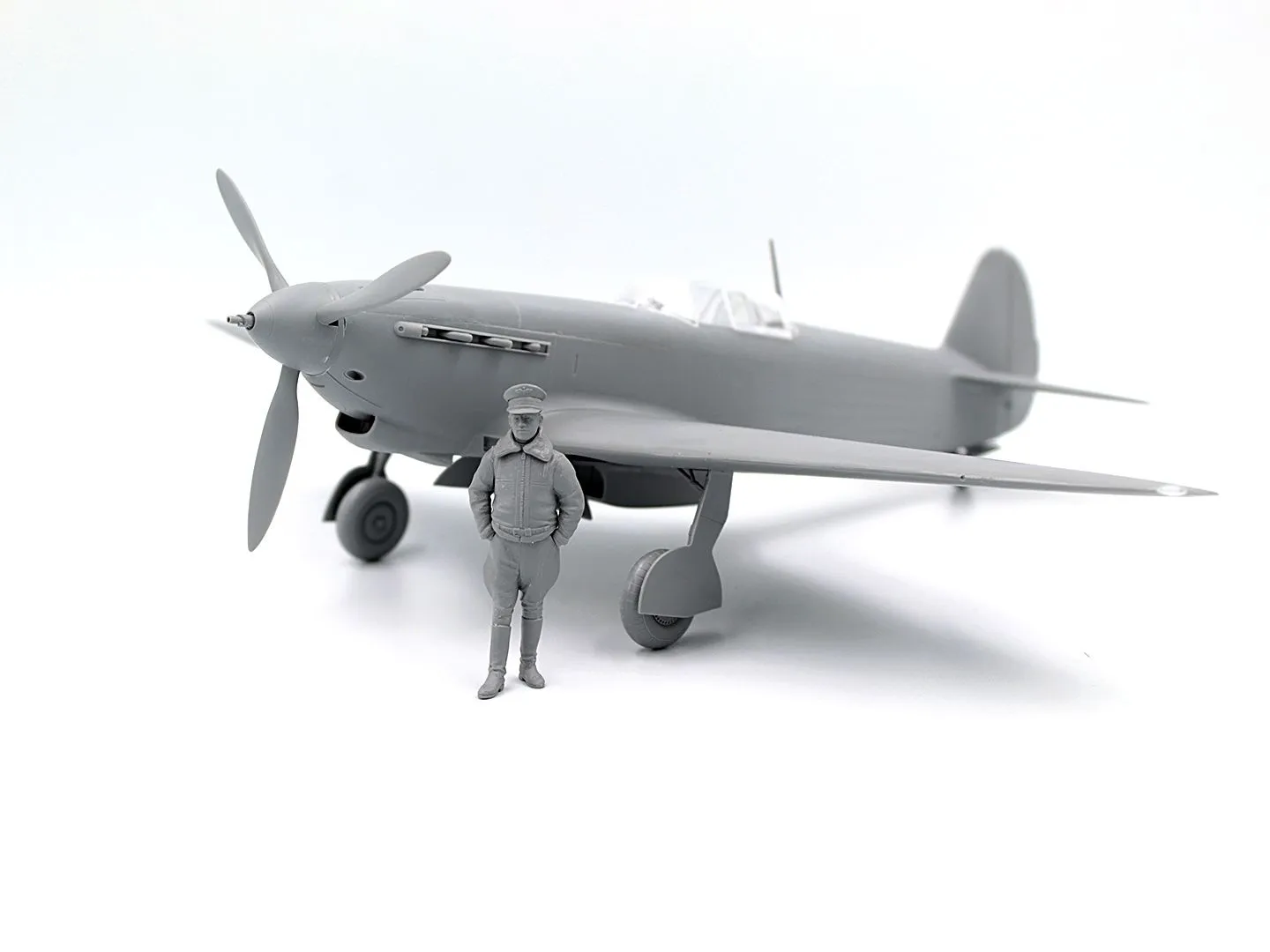 ICM 1/32 Normandy-Neman. Plane Of Marcel Lefevre (Yak-9T With Marcel Lefevre Figure) # 32092 4 ICM 1/32 Normandy-Neman. Plane Of Marcel Lefevre (Yak-9T With Marcel Lefevre Figure) # 32092 - Image 2