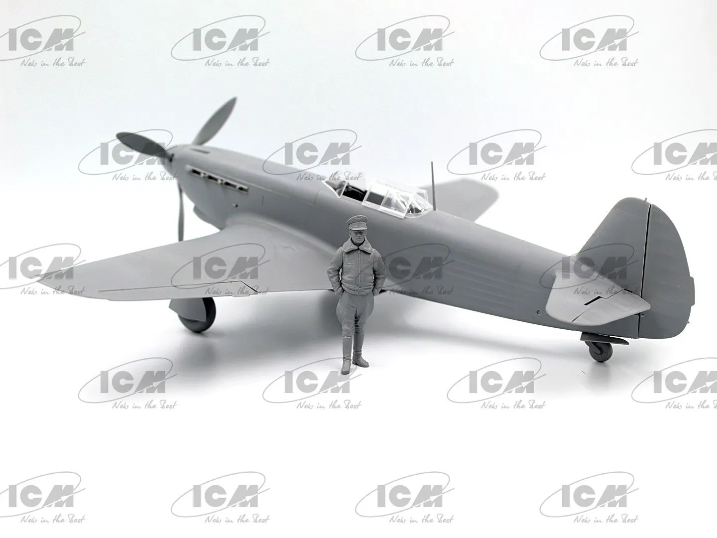 ICM 1/32 Normandy-Neman. Plane Of Marcel Lefevre (Yak-9T With Marcel Lefevre Figure) # 32092 7 ICM 1/32 Normandy-Neman. Plane Of Marcel Lefevre (Yak-9T With Marcel Lefevre Figure) # 32092 - Image 5