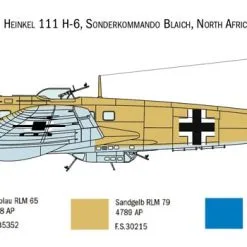 Italeri 1/72 Heinkel He-111H-6 80th Anniversary # 1436 16 Italeri 1/72 Heinkel He-111H-6 80th Anniversary # 1436 -Aircraft Kits Sales it1436 5
