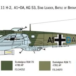 Italeri 1/72 Heinkel He-111H-6 80th Anniversary # 1436 17 Italeri 1/72 Heinkel He-111H-6 80th Anniversary # 1436 -Aircraft Kits Sales it1436 6