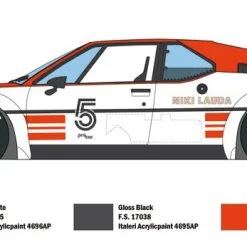 Italeri 1/24 BMW M1 ProCar # 3643 -Aircraft Kits Sales it3643pic3
