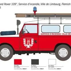 Italeri 1/24 Land Rover Fire Truck # 3660 13 Italeri 1/24 Land Rover Fire Truck # 3660 -Aircraft Kits Sales it3660 2