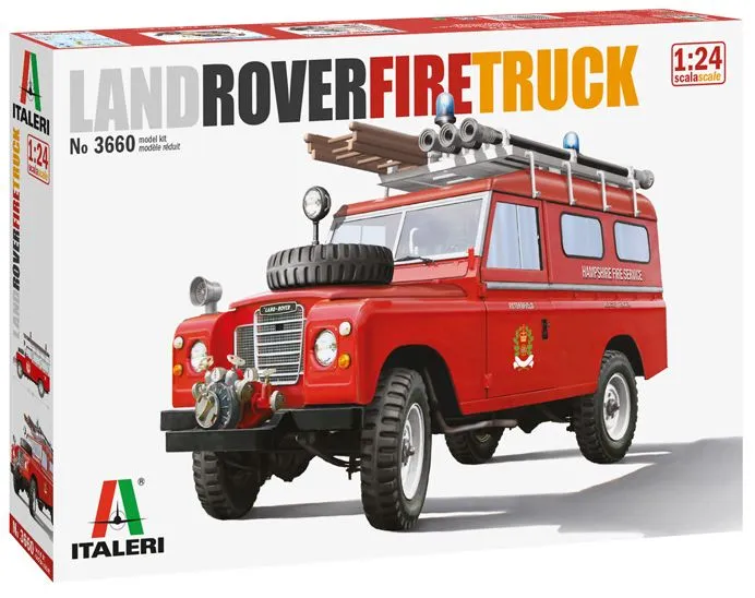 Italeri 1/24 Land Rover Fire Truck # 3660 8 Italeri 1/24 Land Rover Fire Truck # 3660 - Image 6