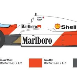 Italeri 1/12 McLaren MP4/2C # 4711 33 Italeri 1/12 McLaren MP4/2C # 4711 -Aircraft Kits Sales it4711 9