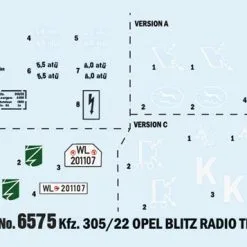 Italeri 1/35 Sd.Kfz.305/22 Opel Blitz Radio Truck # 6575 -Aircraft Kits Sales it6575 4
