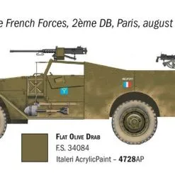 Italeri 1/72 M3A1 White Scout Car # 7063 -Aircraft Kits Sales it7063 6