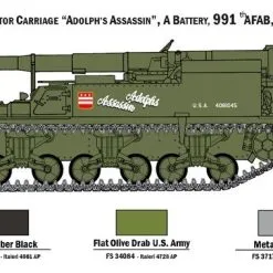 Italeri 1/72 M12 Gun Motor Carriage # 7076 13 Italeri 1/72 M12 Gun Motor Carriage # 7076 -Aircraft Kits Sales it7076 1