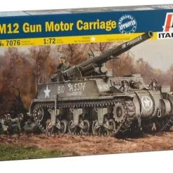 Italeri 1/72 M12 Gun Motor Carriage # 7076 21 Italeri 1/72 M12 Gun Motor Carriage # 7076 -Aircraft Kits Sales it7076 7 1