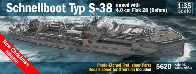 Italeri 1/35 Schnellboot S-38 # 5620 27 Italeri 1/35 Schnellboot S-38 # 5620 - Image 25