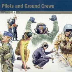 Italeri 1/72 NATO Pilots And Ground Crew # 1246 - Plastic Model Kit