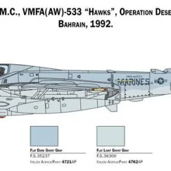 Italeri 1/72 A-6E Tram Intruder Gulf War # 1392 14 Italeri 1/72 A-6E Tram Intruder Gulf War # 1392 -Aircraft Kits Sales itl1392pic3