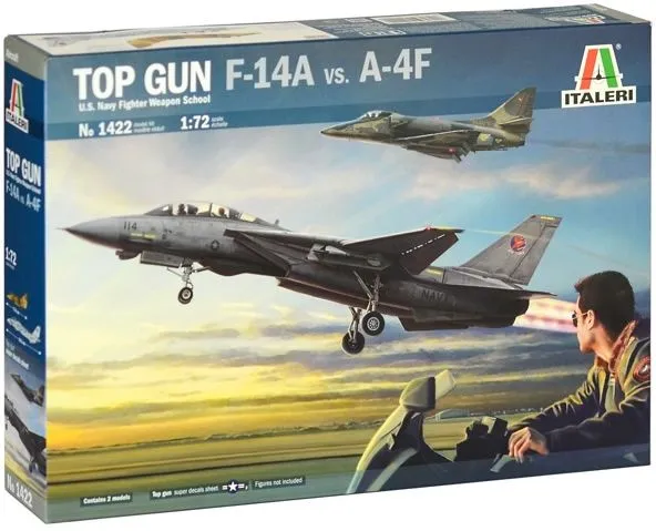 Italeri 1/72 "Top Gun" F-14A Vs A-4F # 1422 12 Italeri 1/72 "Top Gun" F-14A Vs A-4F # 1422 - Image 10