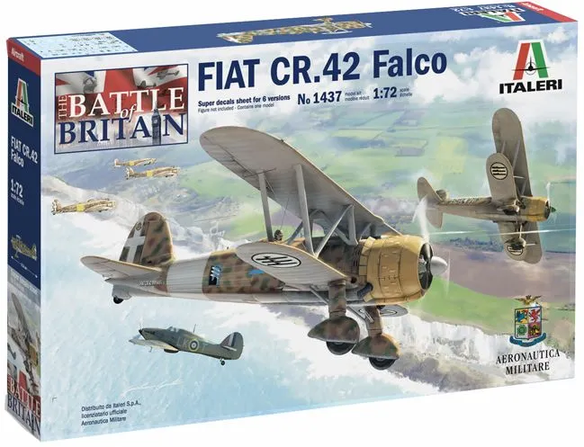 Italeri 1/72 FIAT CR.42 FALCO # 1437 5 Italeri 1/72 FIAT CR.42 FALCO # 1437 - Image 3