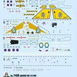 Italeri 1/72 Sepecat Jaguar GR.1 / GR.3 # 1459 -Aircraft Kits Sales itl1459 4