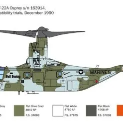 Italeri 1/72 Boeing V-22 Osprey # 1463 -Aircraft Kits Sales itl1463 3