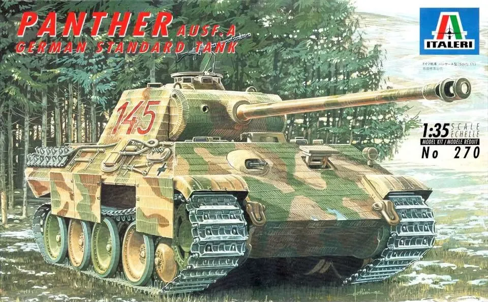 Italeri 1/35 Panther Ausf.A # 270 3 Italeri 1/35 Panther Ausf.A # 270
