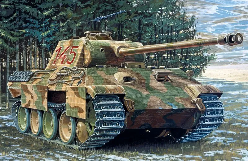 Italeri 1/35 Panther Ausf.A # 270 4 Italeri 1/35 Panther Ausf.A # 270 - Image 2