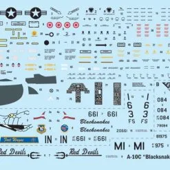 Italeri 1/48 Fairchild A-10C Blacksnakes # 2725 - Plastic Model Kit -Aircraft Kits Sales itl2725pic1