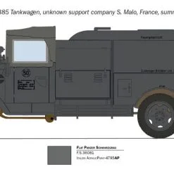 Italeri 1/48 Opel Blitz Tankwagen Kfz.385 # 2808 19 Italeri 1/48 Opel Blitz Tankwagen Kfz.385 # 2808 -Aircraft Kits Sales itl2808 4