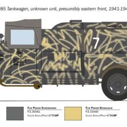 Italeri 1/48 Opel Blitz Tankwagen Kfz.385 # 2808 20 Italeri 1/48 Opel Blitz Tankwagen Kfz.385 # 2808 -Aircraft Kits Sales itl2808 5