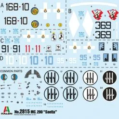 Italeri 1/48 Macchi MC-200 # 2815 15 Italeri 1/48 Macchi MC-200 # 2815 -Aircraft Kits Sales itl2815 2
