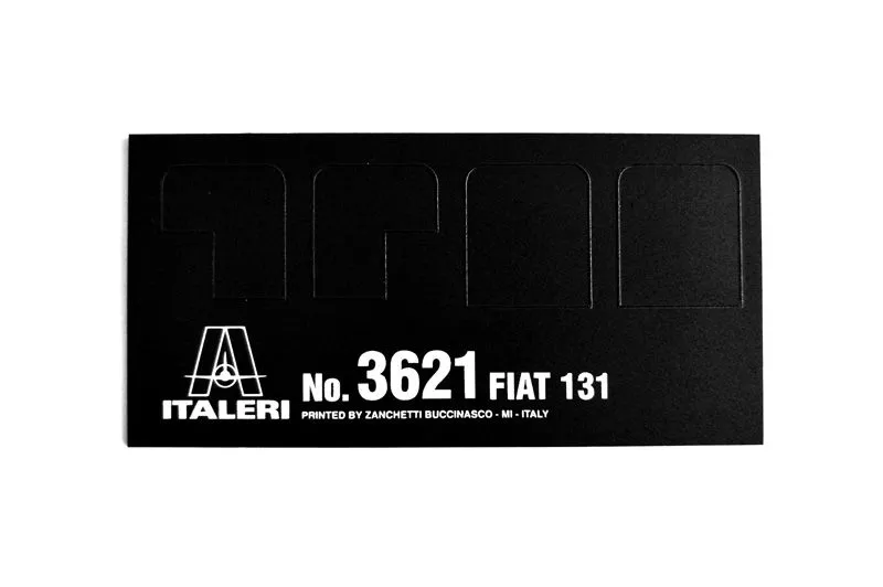 Italeri 1/24 Fiat 131 Abarth San Remo Winner 1977 # 3621 8 Italeri 1/24 Fiat 131 Abarth San Remo Winner 1977 # 3621 - Image 6