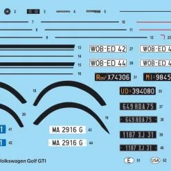 Italeri 1/24 VW Golf GTI Rabbit # 3622 16 Italeri 1/24 VW Golf GTI Rabbit # 3622 -Aircraft Kits Sales itl3622 2